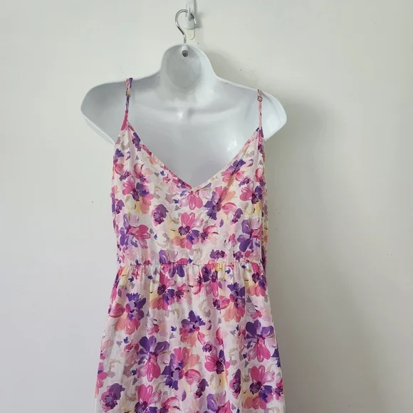 LoveShackFancy Faraday Floral-Print Slip Maxi Dress Size Medium - Picture 12 of 14
